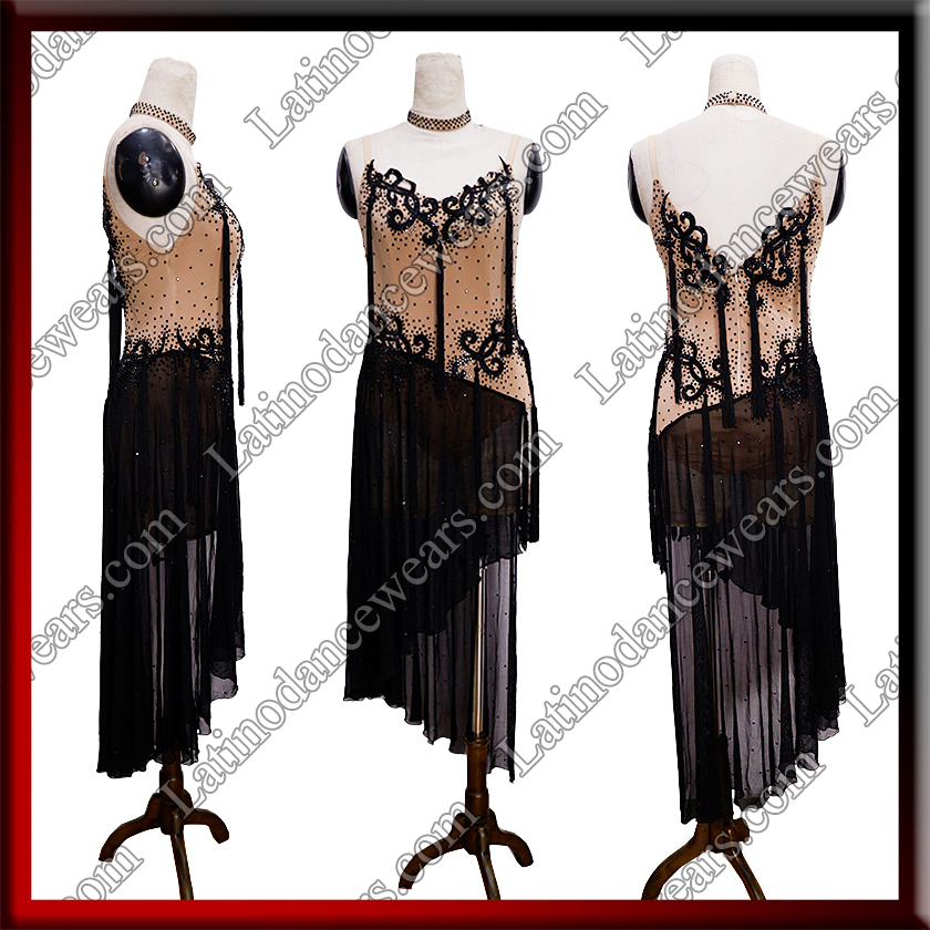 LATIN SALSA COMPETITION DRESS LDW (VL778)