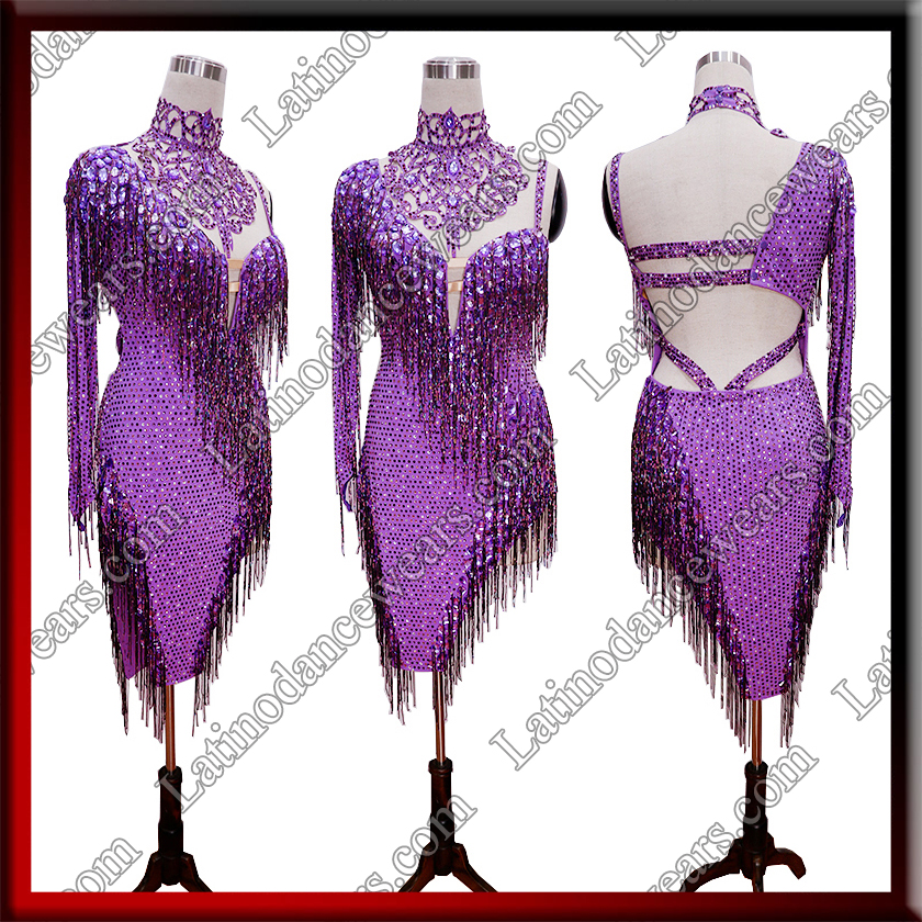 LATIN SALSA COMPETITION DRESS LDW (LS373C)