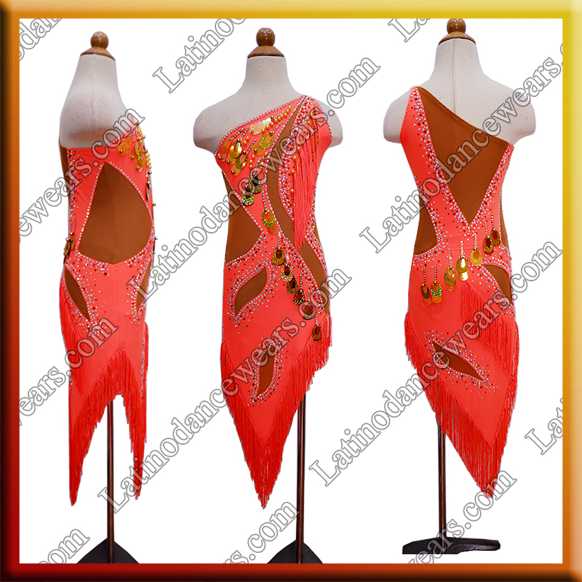 JUNIOR LATIN SALSA COMPETITION DRESS LDW (LK117)