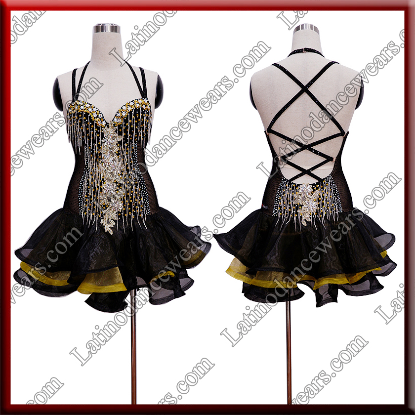 LATIN SALSA COMPETITION DRESS LDW (VL785)