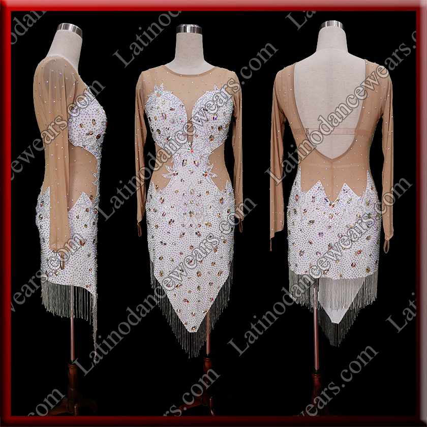 LATIN SALSA COMPETITION DRESS LDW (LT1058B)