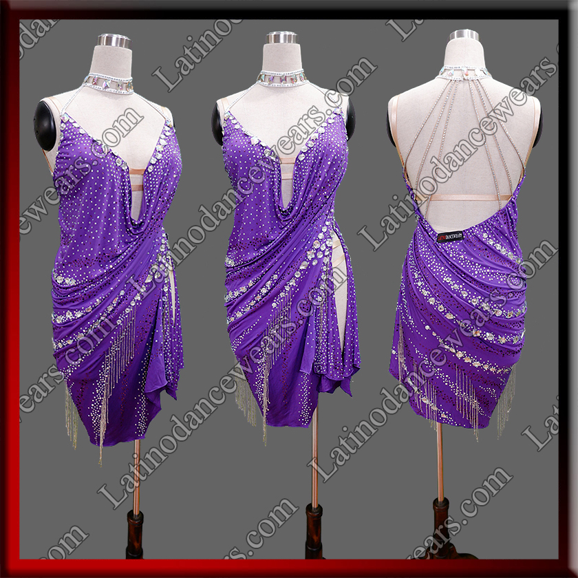 LATIN SALSA COMPETITION DRESS LDW (LS464)
