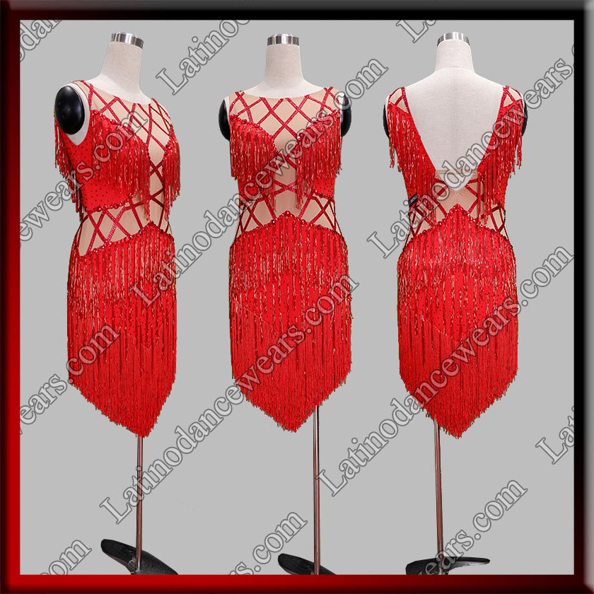 LATIN SALSA COMPETITION DRESS LDW (VL790)