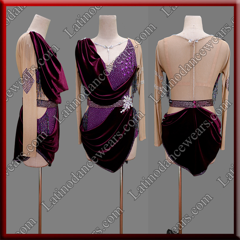 LATIN SALSA COMPETITION DRESS LDW (LT3203)