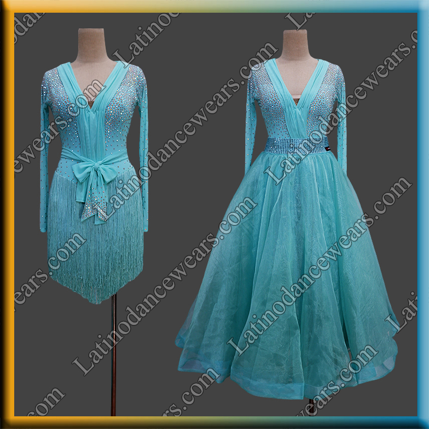 LATIN SALSA COMPETITION 2 IN 1 DRESS LDW (LT3205)