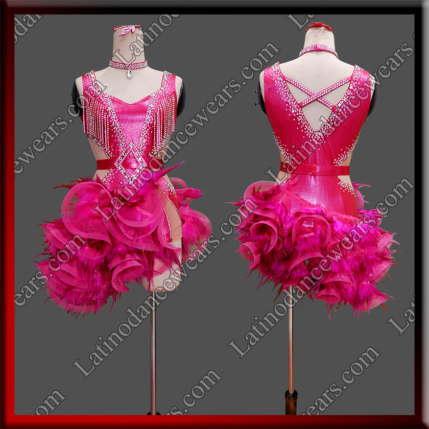 LATIN SALSA COMPETITION DRESS LDW (LT1832)