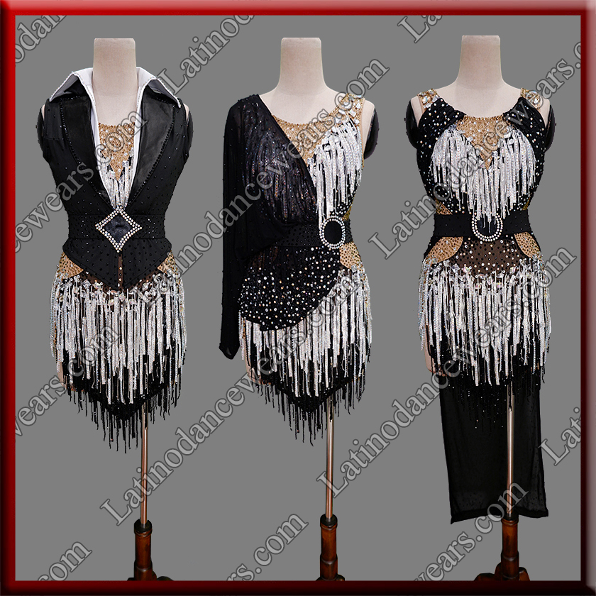 LATIN SALSA COMPETITION 4 IN 1 DRESS LDW (LT3209)