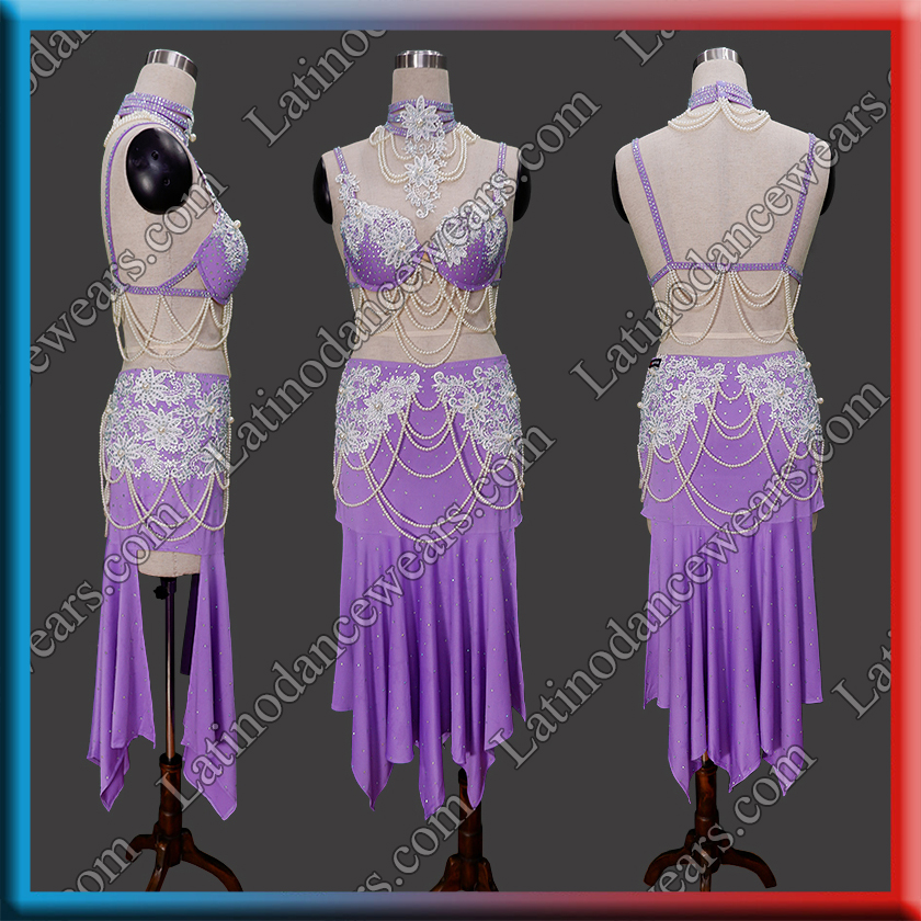LATIN SALSA COMPETITION DRESS LDW (VL799)