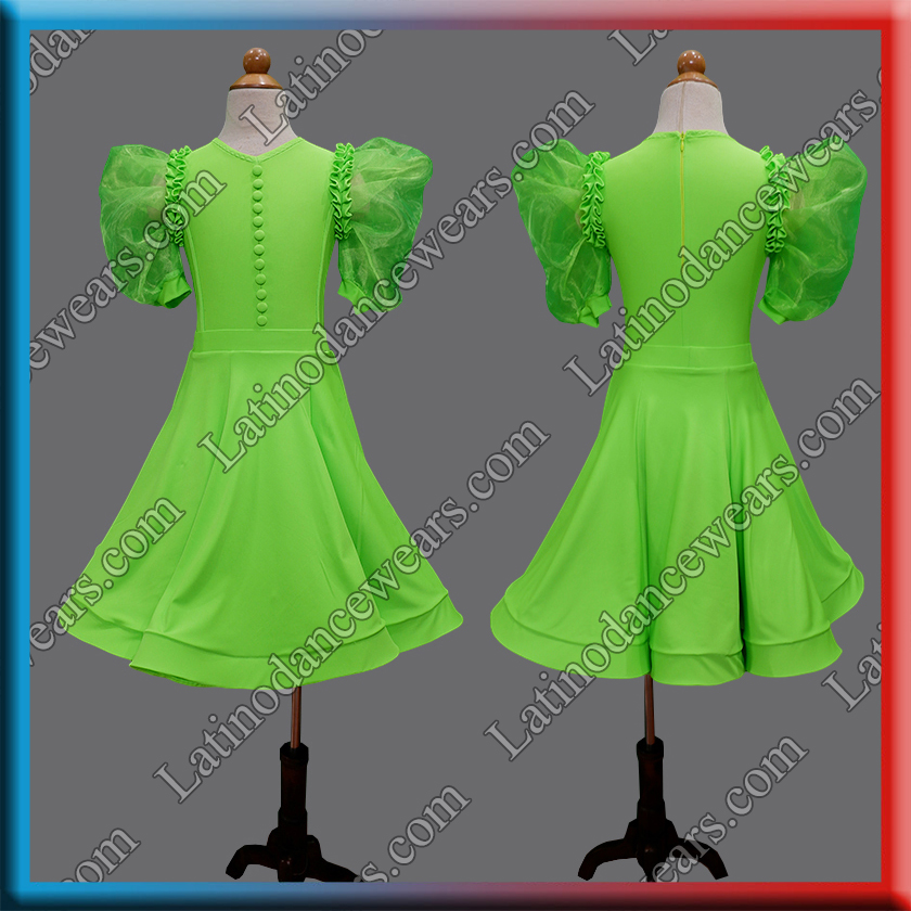 JUNIOR LATIN SALSA COMPETITION DRESS LDW (LK123)