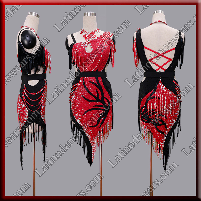 LATIN SALSA COMPETITION DRESS LDW (LT1645A)