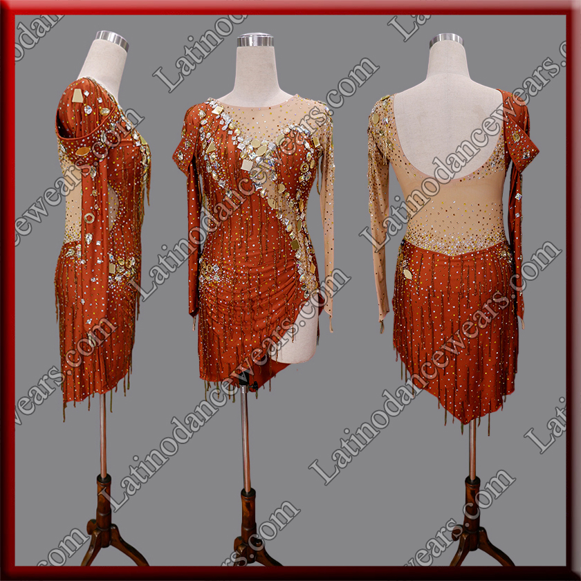 LATIN SALSA COMPETITION DRESS LDW (LT1718A)