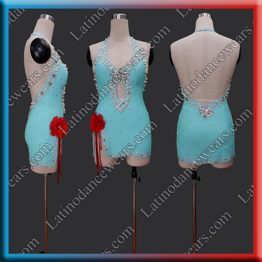 LATIN SALSA COMPETITION DRESS LDW (LT1884)