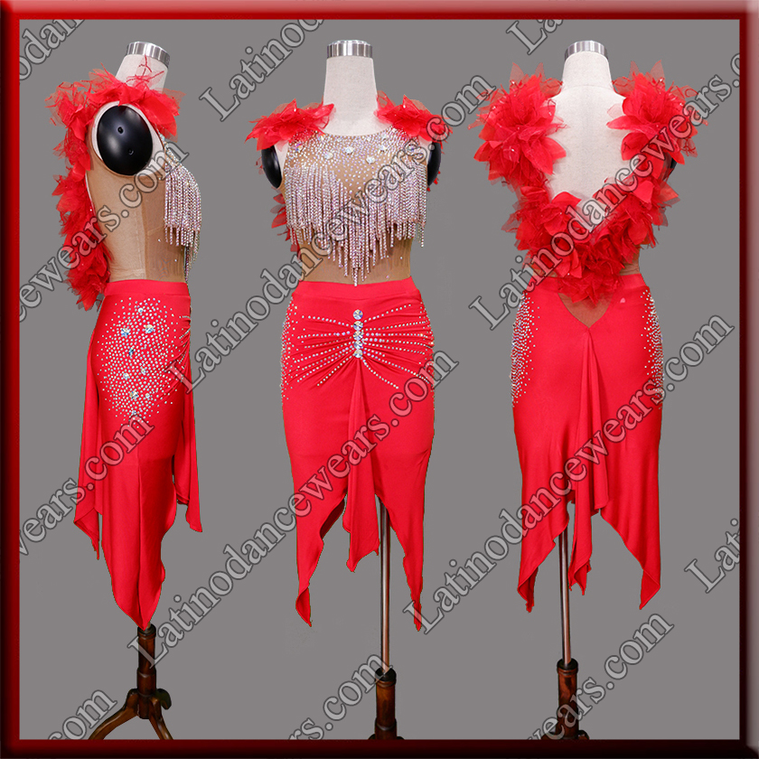 LATIN SALSA COMPETITION DRESS LDW (LT1890)