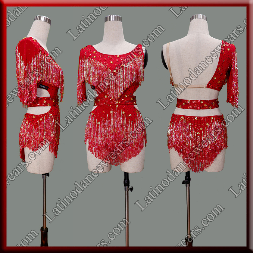 LATIN SALSA COMPETITION DRESS LDW (LT1635B)