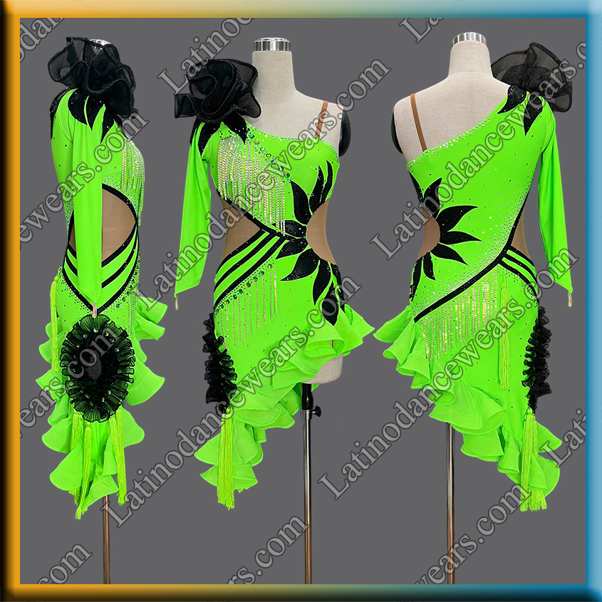 LATIN SALSA COMPETITION DRESS LDW (LT1918)