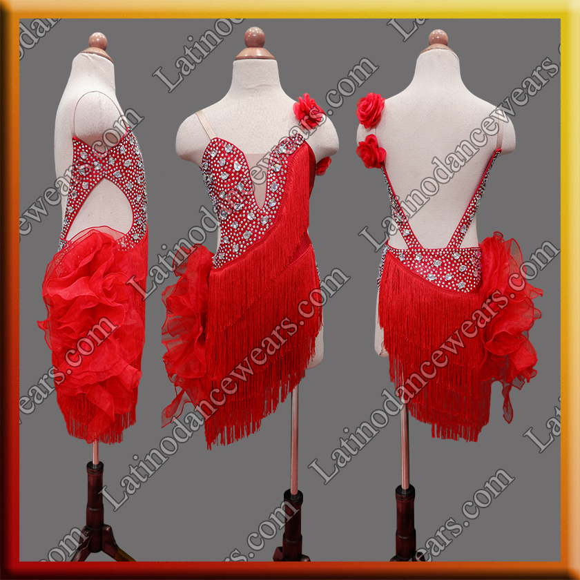 JUNIOR LATIN SALSA COMPETITION DRESS LDW (LKLT1875)