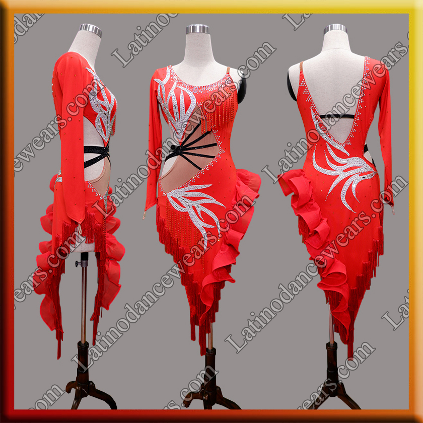 LATIN SALSA COMPETITION DRESS LDW (LT1924)