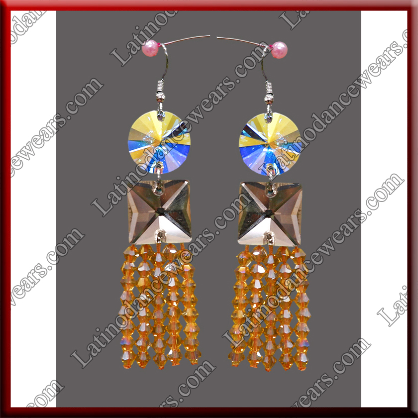 WOMAN LATIN SALSA BALLROOM EARRINGS (EA64)
