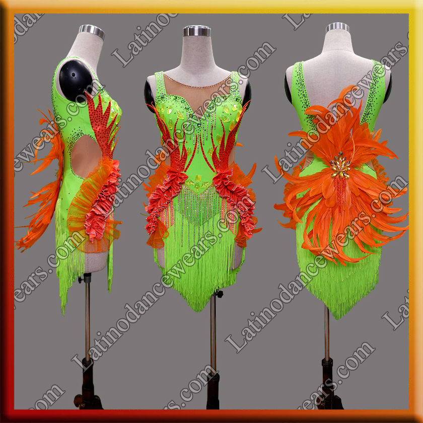 LATIN SALSA COMPETITION DRESS LDW (LT1971)