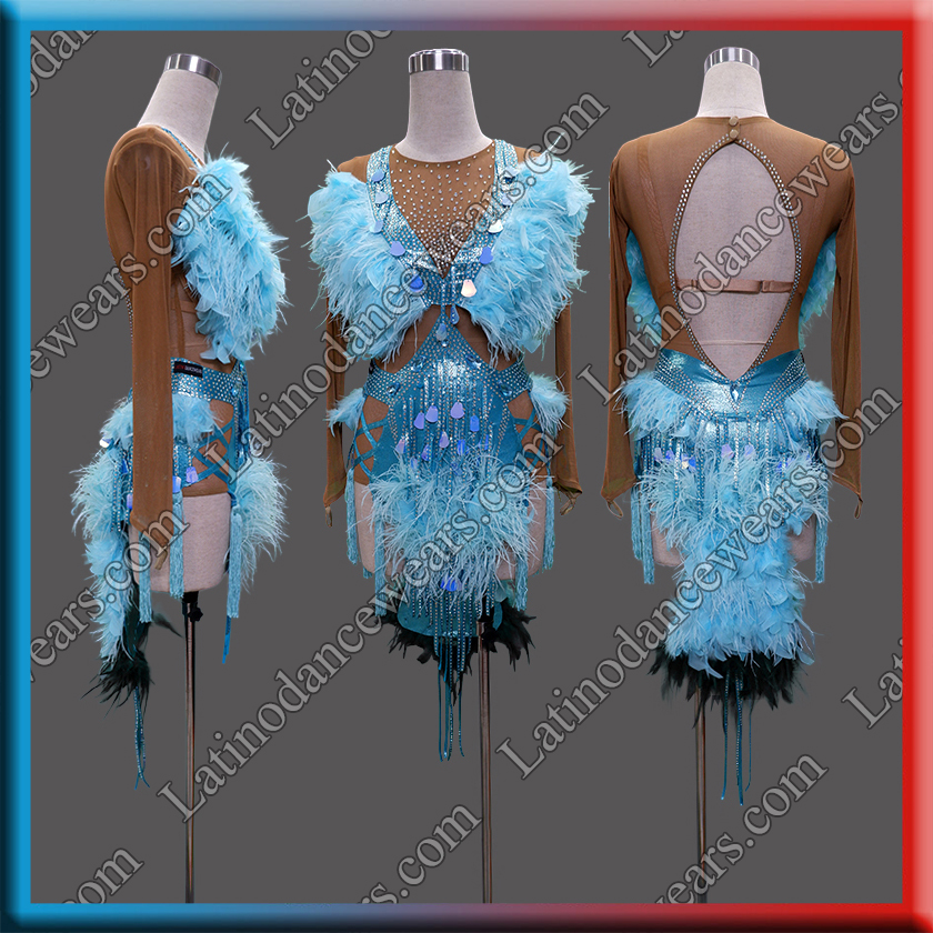 LATIN SALSA COMPETITION DRESS LDW (LT1381A)