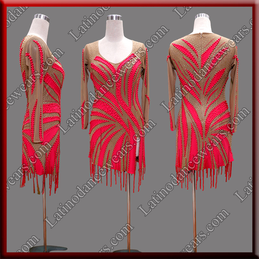 LATIN SALSA COMPETITION DRESS LDW (AL134B)