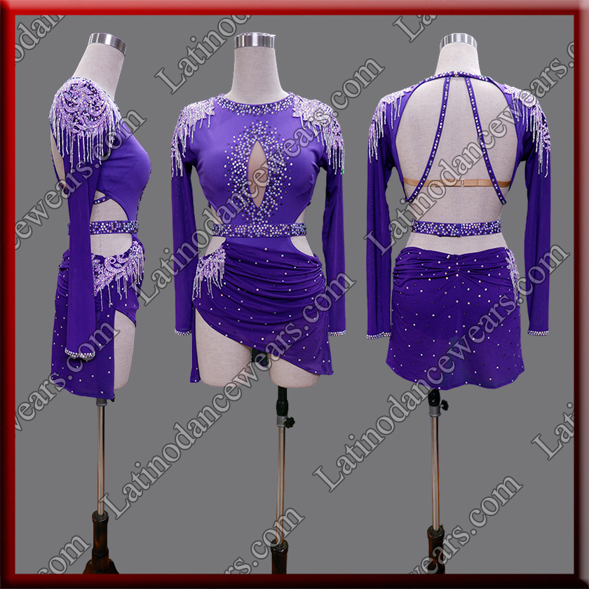 LATIN SALSA COMPETITION DRESS LDW (LT3615)
