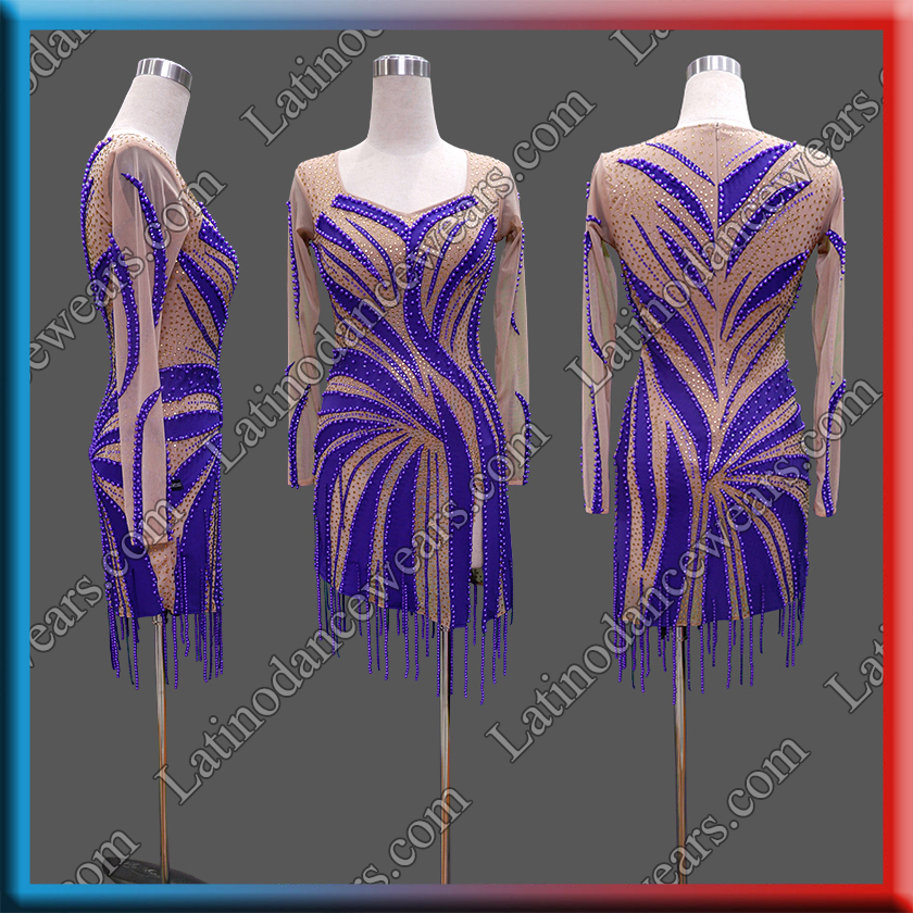 LATIN SALSA COMPETITION DRESS LDW (AL134C)