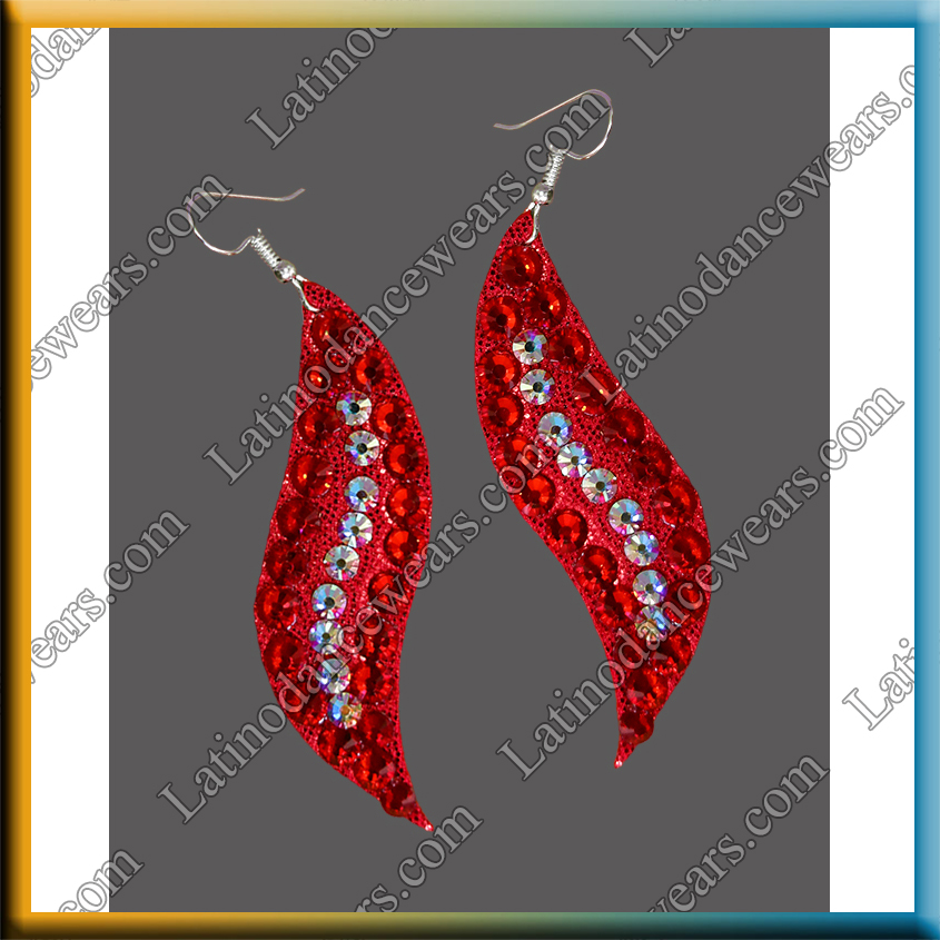 WOMAN LATIN SALSA BALLROOM EARRINGS (EA65)