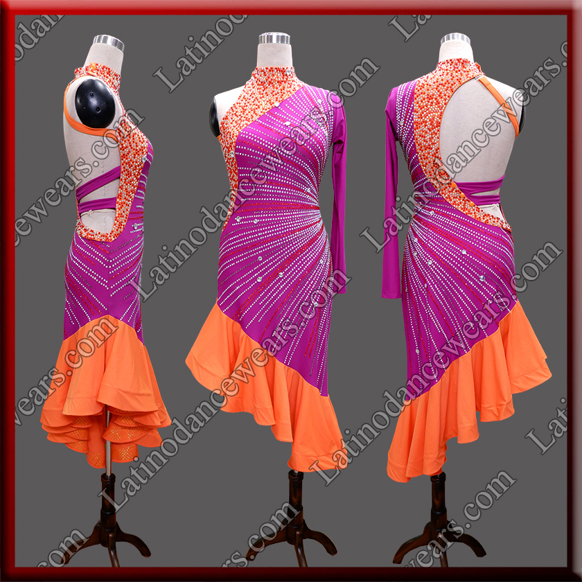 LATIN SALSA COMPETITION DRESS LDW (LT3617)