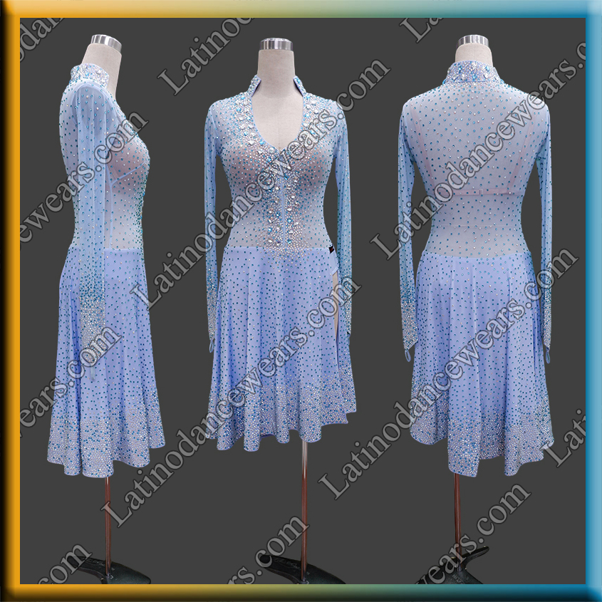 LATIN SALSA COMPETITION DRESS LDW (LS398B)