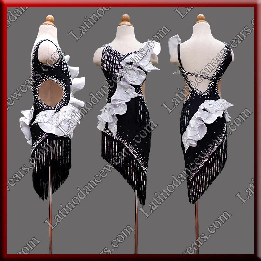 JUNIOR LATIN SALSA COMPETITION DRESS LDW (LK125)