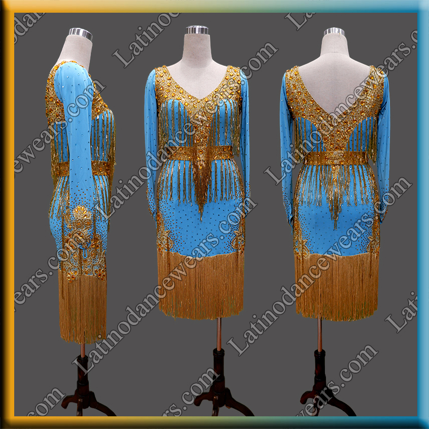LATIN SALSA COMPETITION DRESS LDW (VL817)