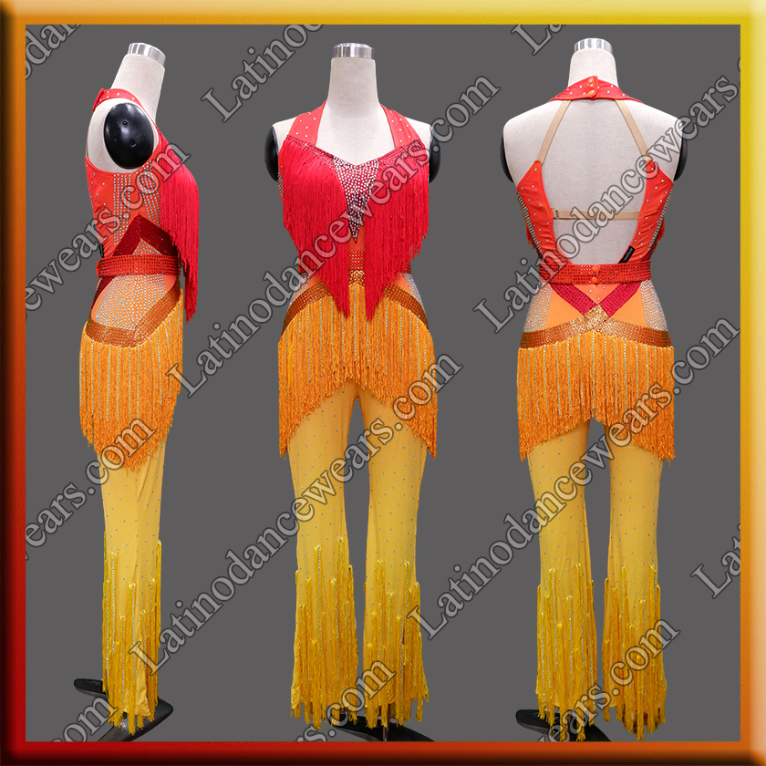 LATIN SALSA COMPETITION CATSUIT LDW (LT3133A)