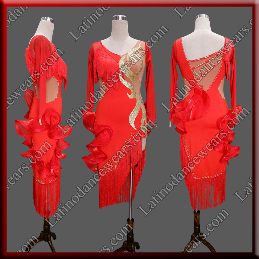 LATIN SALSA COMPETITION DRESS LDW (LT2076)