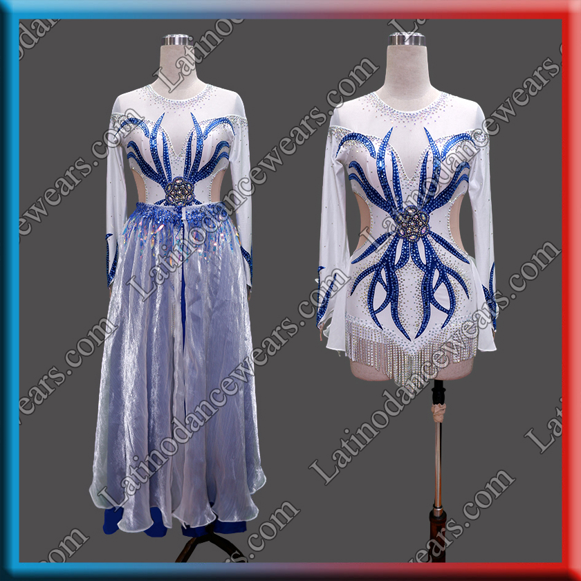 BALLROOM LATIN COMPETITION 2 IN 1 DRESS LDW (LT2080)