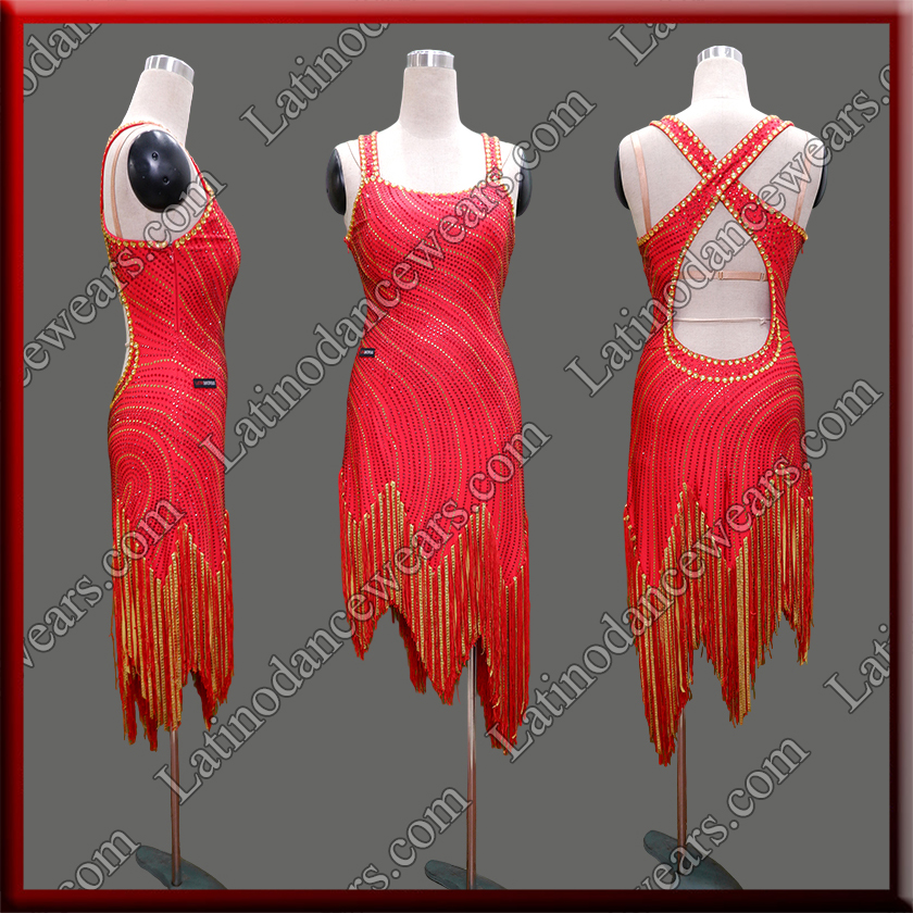 LATIN SALSA COMPETITION DRESS LDW (LT3078A)