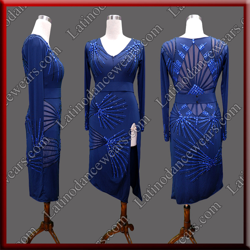 LATIN SALSA COMPETITION DRESS LDW (LT3113A)