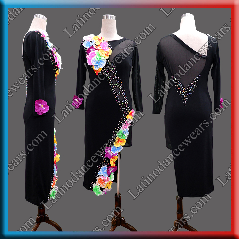 LATIN SALSA COMPETITION DRESS LDW (LS489)
