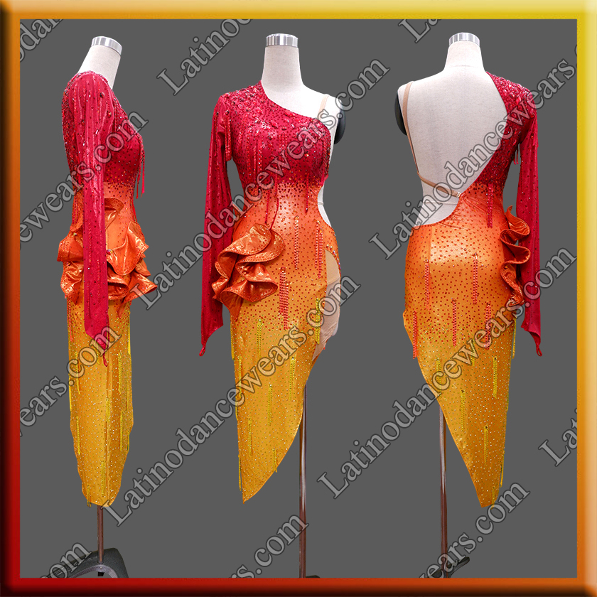 LATIN SALSA COMPETITION DRESS LDW (LT2126)