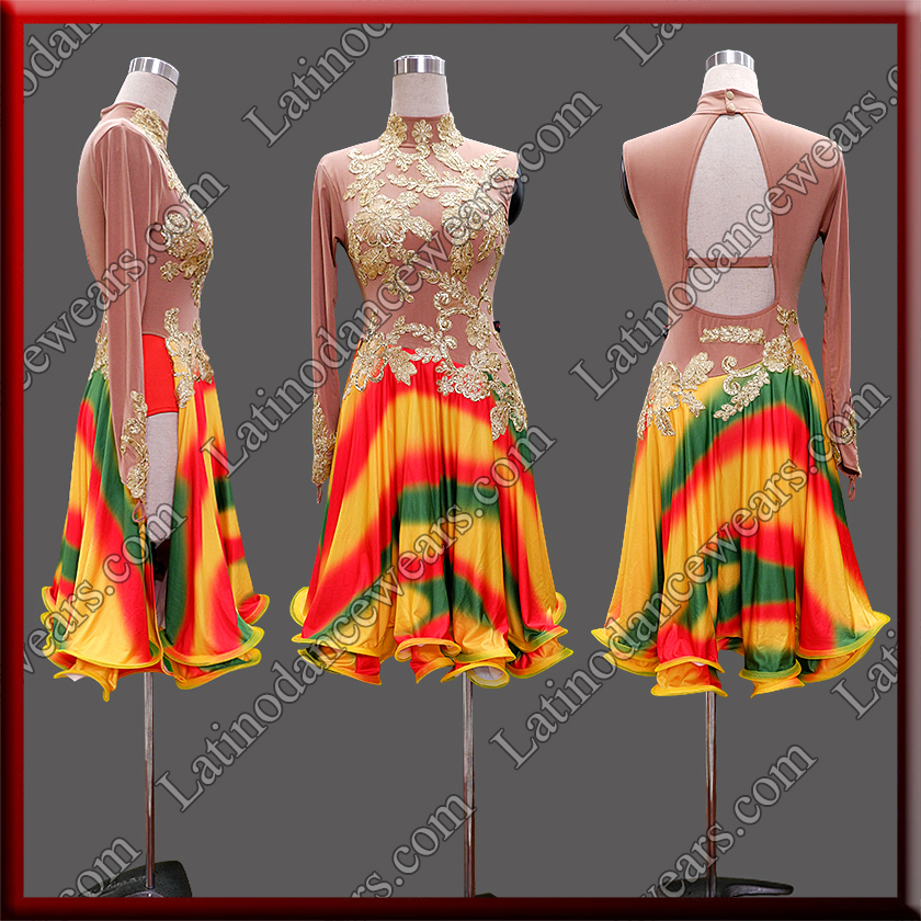 LATIN SALSA COMPETITION DRESS LDW (LT3263)
