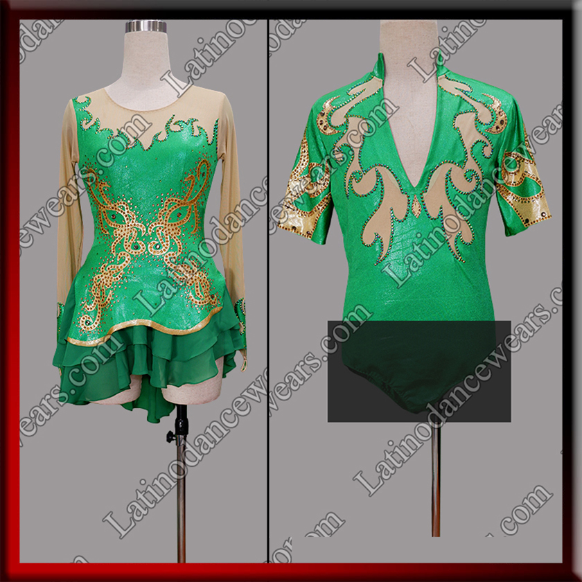 LATIN SALSA COMPETITION FOR COUPLE DRESS-SHIRT LDW (LT1873/B531)
