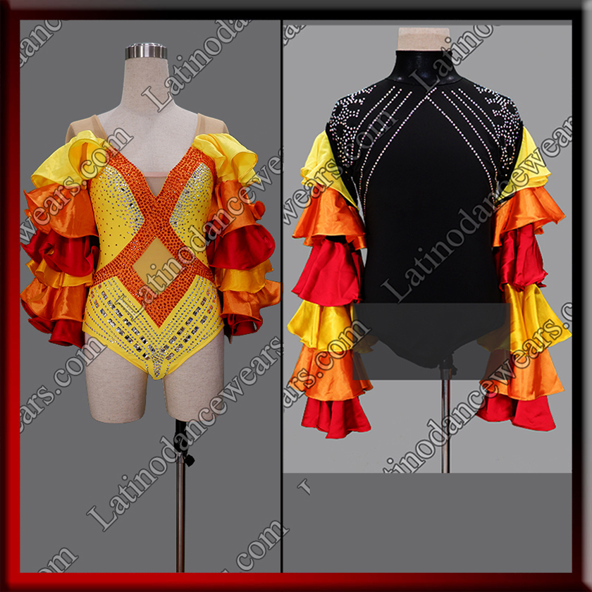 LATIN SALSA COMPETITION FOR COUPLE DRESS-SHIRT LDW (LT1880/B534)