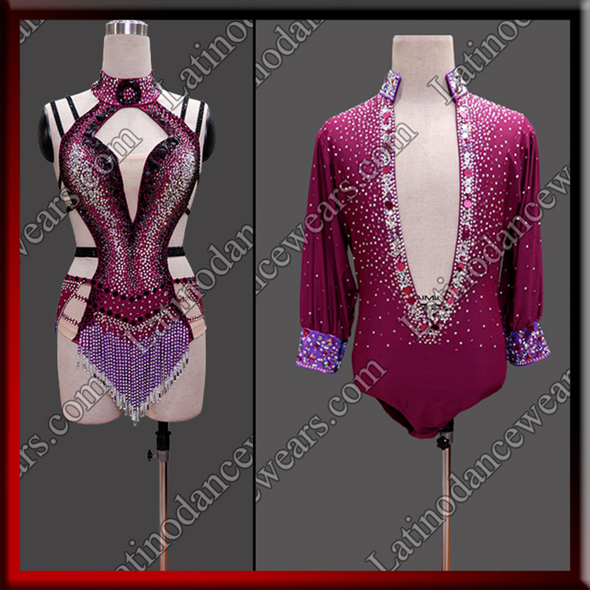 LATIN SALSA COMPETITION FOR COUPLE DRESS-SHIRT LDW (LT1995/B548)
