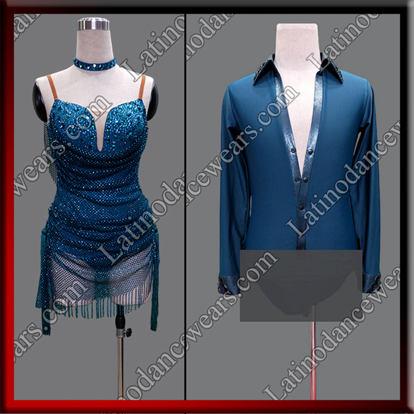 LATIN SALSA COMPETITION FOR COUPLE DRESS-SHIRT LDW (LT2015/B551)