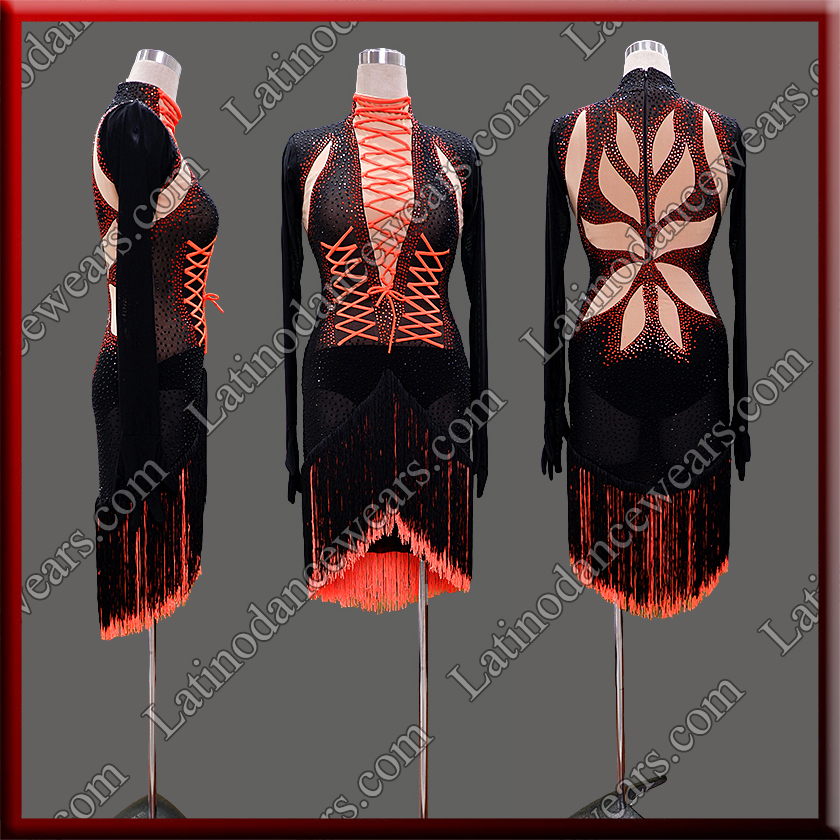LATIN SALSA COMPETITION DRESS LDW (LT3265)