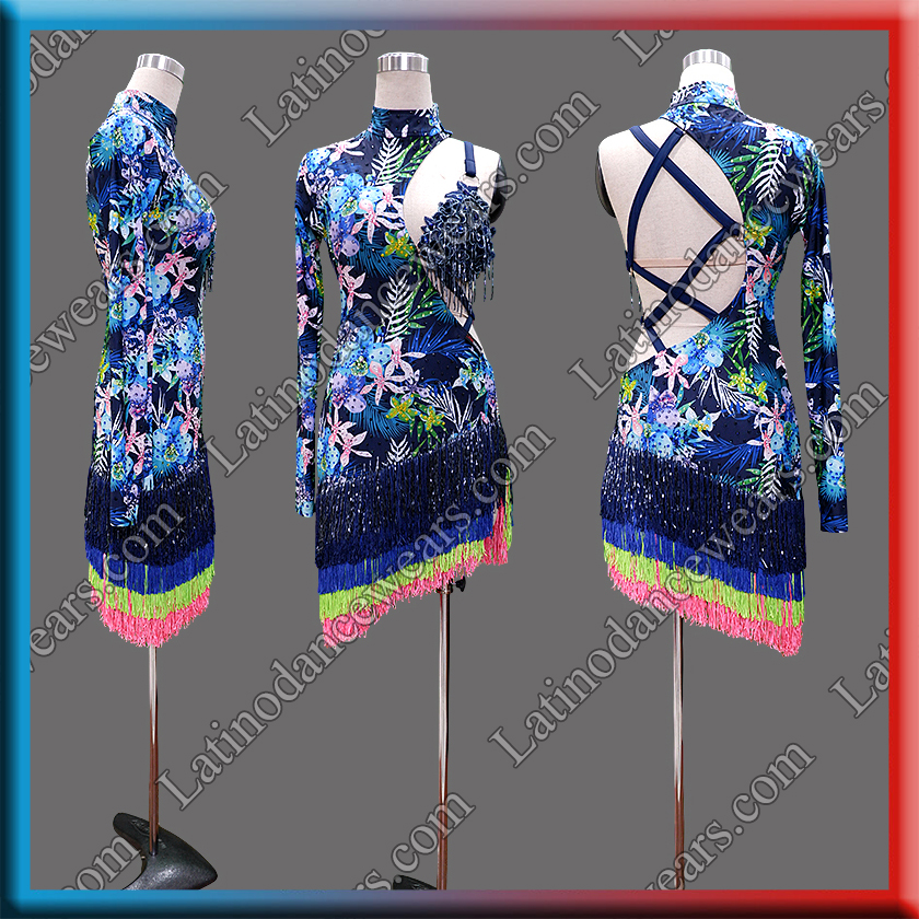 LATIN SALSA COMPETITION DRESS LDW (LT3636)