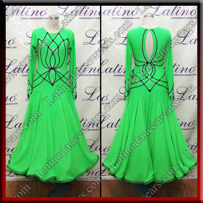 BALLROOM COMPETITION DRESS LDW SIZE M (ST1031)