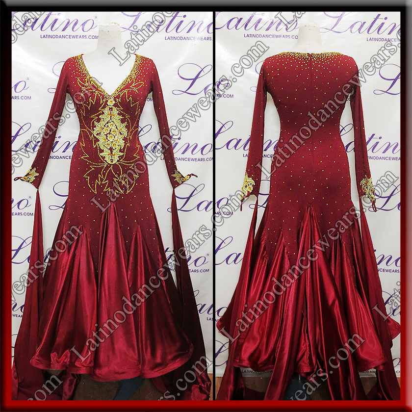 BALLROOM COMPETITION DRESS LDW SIZE M (VS202)