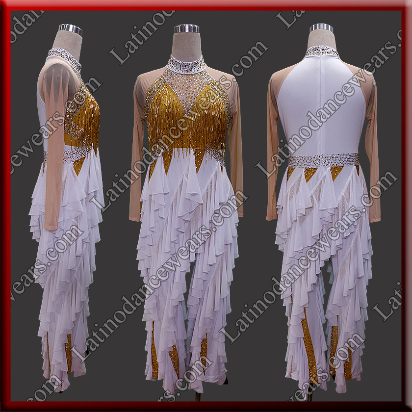 LATIN SALSA COMPETITION CATSUIT LDW (LT3271)