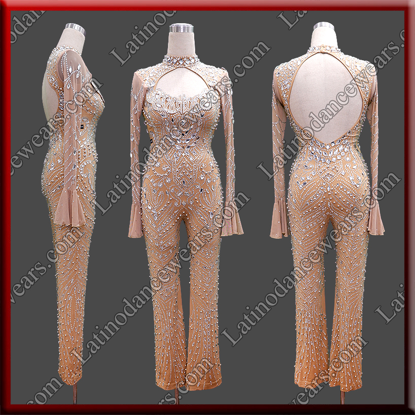 LATIN SALSA COMPETITION CATSUIT LDW (LT3272)